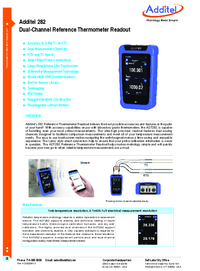 Thumbnail of document Data Sheet - ADT282 Dual-Channel Reference Temperature
